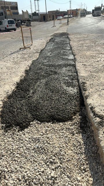 American Digital Schools road works