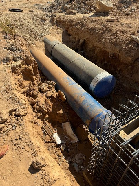 Jordanian-Saudi Hospital water lines